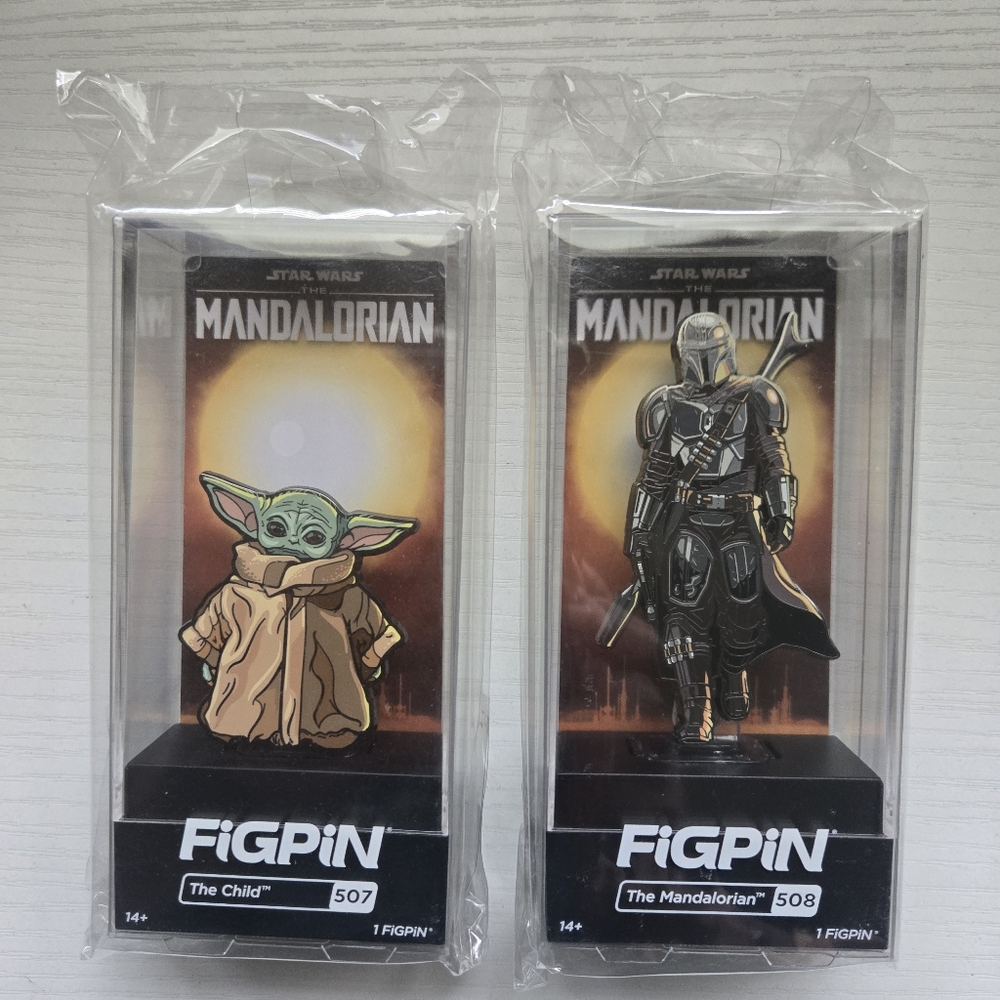 New FiGPiN Star Wars The Mandalorian & Grogu Pin Set